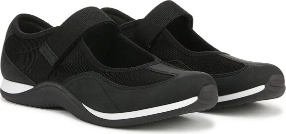 Dr. Scholl's Women's Goodie Mary Jane Sneaker Black Smooth 8.5 M - Image 2