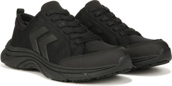 Dr. Scholl's Women's Got It Lace Up Sneakers Black Fabric 6.5 M - Image 2