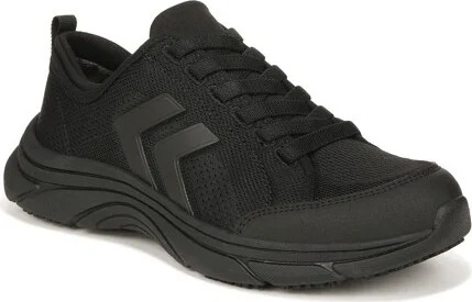 Dr. Scholl's Women's Got It Lace Up Sneakers Black Fabric 6.5 M