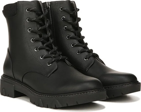 Dr. Scholl's Womens Headstart Lace Up Boots Black 11 M - Image 2