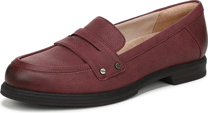 Dr. Scholl's Women's Hello Loafer Loafer Flat Burgundy Dark Red 7 M
