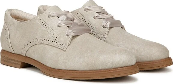 Dr. Scholl's Women's Hello Oxfords Oyster Grey Smooth 6.5 M - Image 2