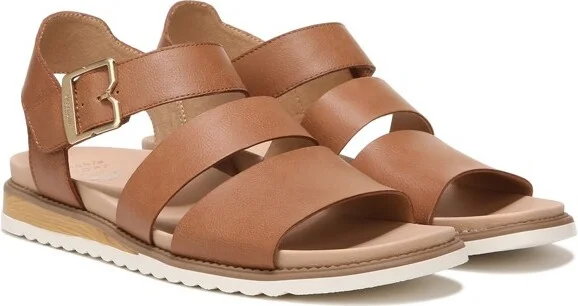 Dr. Scholl's Women's Island Glow Ankle Strap Sandal Black 8 M - Image 3