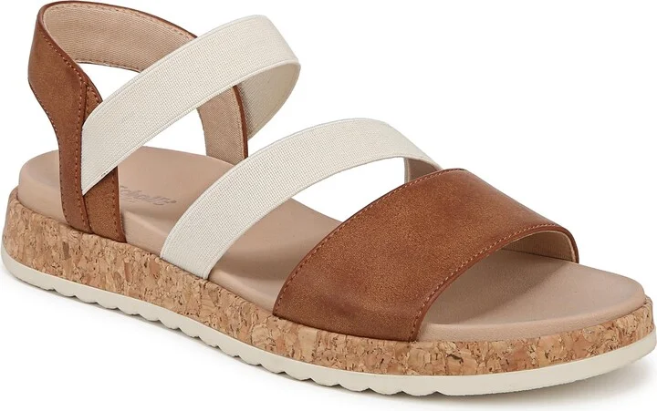 Dr. Scholl's Women's Isle Fun Flat Sandal Honey Brown 7 M