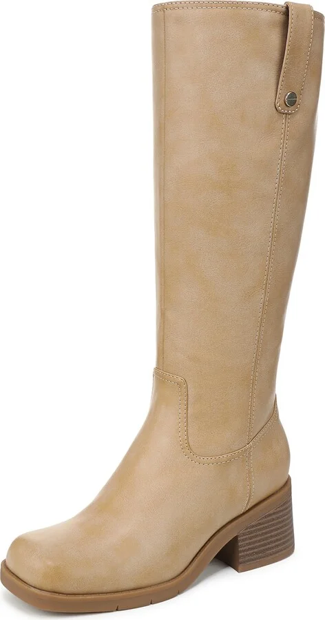 Dr. Scholl's Women's Joplin Knee High Boot Warm Tan - Wide Calf 7.5 M