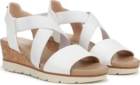 Dr. Scholl's Women's Just Cute Wedge Sandal Oxide Blue 9 M - Image 4