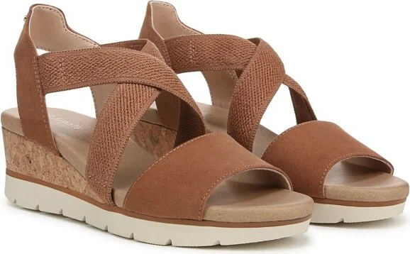 Dr. Scholl's Women's Just Cute Wedge Sandal Oxide Blue 9 M - Image 5