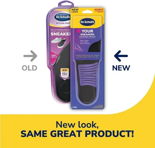 Dr. Scholl's Women's Love your Sneakers with Full Length Shoe Insoles - Trim to Fit - Size 6-10 - 1 Pair - Image 2