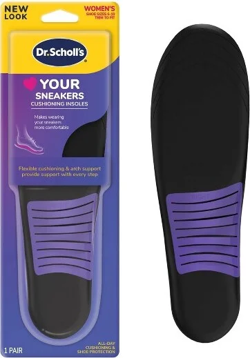 Dr. Scholl's Women's Love your Sneakers with Full Length Shoe Insoles - Trim to Fit - Size 6-10 - 1 Pair