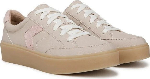 Dr. Scholl's Women's Madison Lace Sneaker Beige 6 M - Image 2