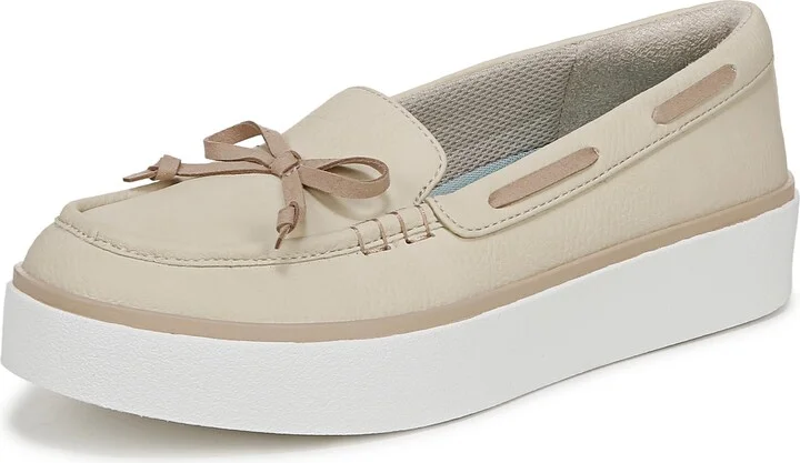 Dr. Scholl's Womens Madison Sea Boat Shoe Off White 6.5 M