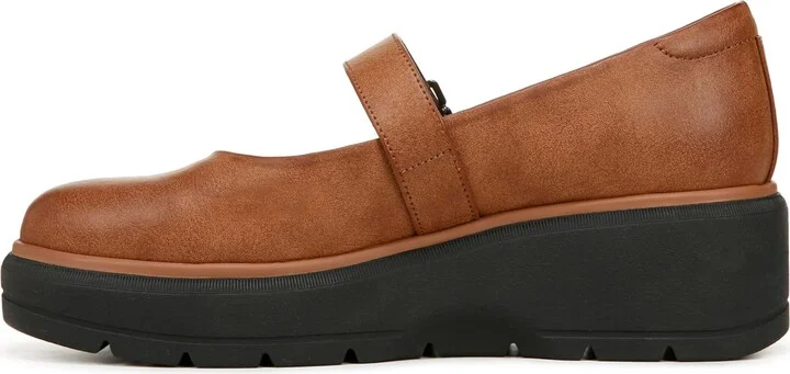 Dr. Scholl's Women's Nice Day Max Jane Maryjane Mary Jane Flat Honey Brown 10 M