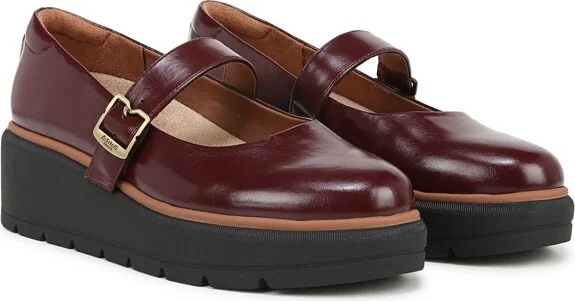 Dr. Scholl's Women's Nice Day Max Mary Jane Wedge Shoes Cali Wine 11 M - Image 2