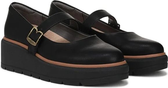 Dr. Scholl's Women's Nice Day Max Mary Jane Wedge Shoes Cali Wine 11 M - Image 3