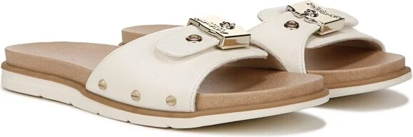 Dr. Scholl's Women's Nice Iconic Slide Sandal Metallic Silver 8.5 M - Image 3