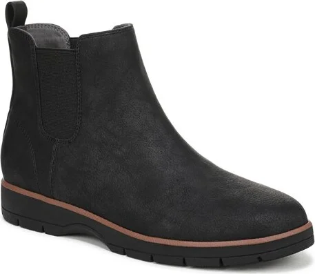 Dr. Scholl's Womens Northbound Ankle Bootie Black Smooth 11 M