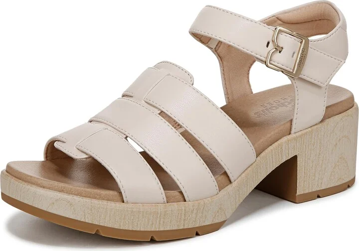 Dr. Scholl's Womens Oh Kay Fisherman Sandal Sand Dollar Smooth 6 M