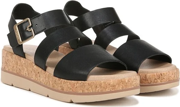 Dr. Scholl's Women's Once Twice Sandal Gold Metallic 9.5 M - Image 6