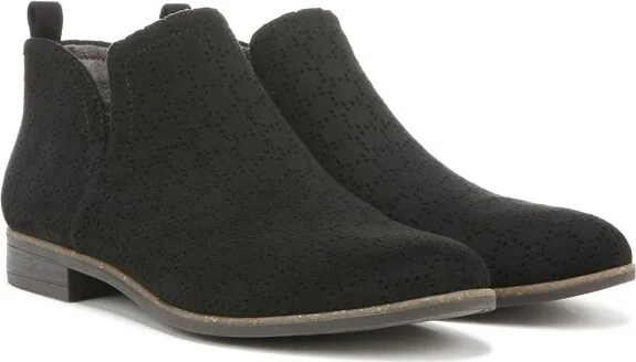 Dr. Scholl's Womens Rate Ankle Bootie Shadow Grey Microfiber 8.5 W - Image 4