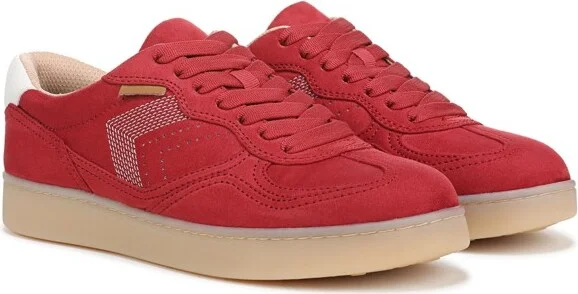 Dr. Scholl's Women's Right On Sneaker Scarlet Red Micro 6.5 M - Image 2