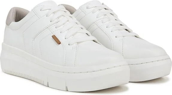 Dr. Scholl's Women's Sadie Lace Up Sneaker White 9 M - Image 2