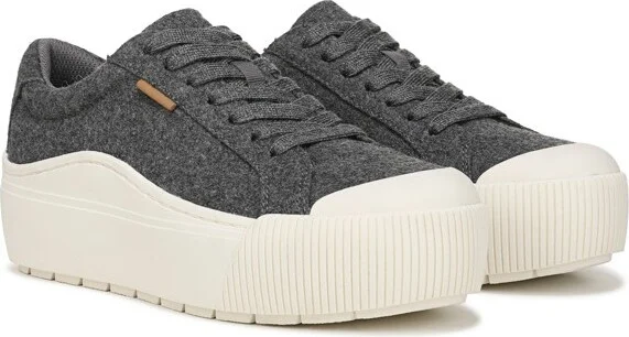 Dr. Scholl's Women's Time Off Max Platform Sneaker Off White 8 M - Image 4