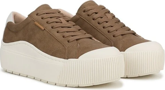Dr. Scholl's Women's Time Off Max Platform Sneaker Off White 8 M - Image 6