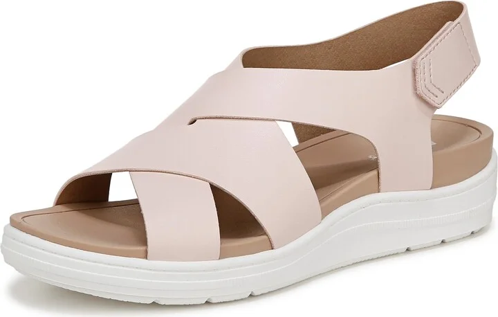 Dr. Scholl's Women's Time Off Sea Sandal Blush Pink Smooth 11 M