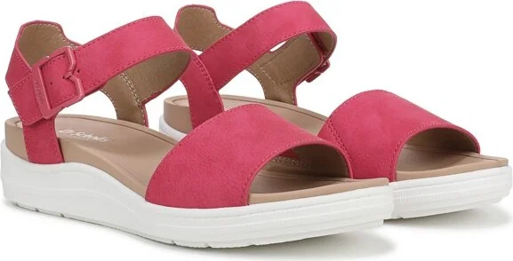 Dr. Scholl's Women's Time Off Sky Sandal Pink Punch 9 M - Image 2