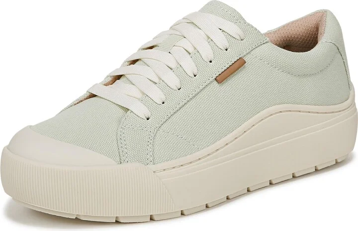 Dr. Scholl's Womens Time Off Sneaker Aloe Green Fabric 9 M