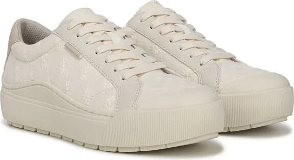 Dr. Scholl's Women's Time Off Sneaker White/Black Smooth 12 M - Image 7