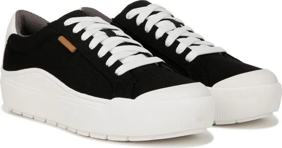 Dr. Scholl's Women's Time Off Sneaker White/Black Smooth 12 M - Image 8