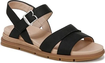 Dr. Scholl's Women's Timeless Fun Sandal Black Smooth 7 M