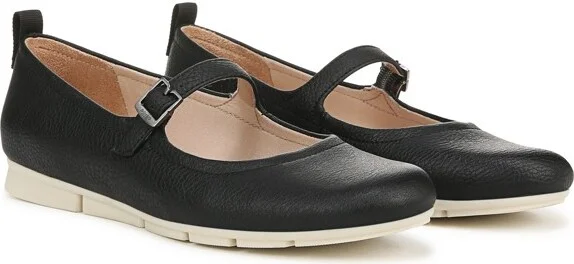 Dr. Scholl's Women's Timeless Jane Mary Jane Flat Gold Smooth 7.5 M - Image 4
