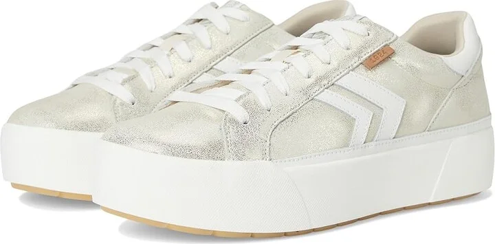 Dr. Scholl's Young And Free Women's Shoes Light Gold Leather : 6 M