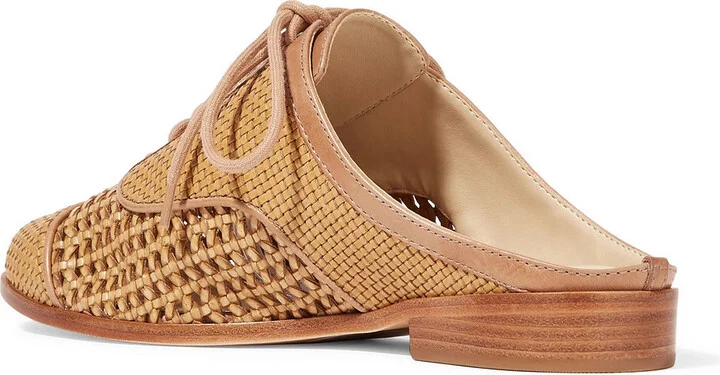 Dracena woven leather slip-on brogues - Image 3
