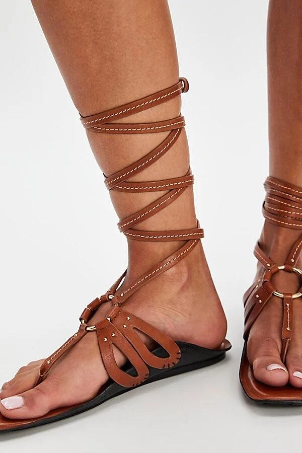 Dragonfly Wrap Sandals - Image 2