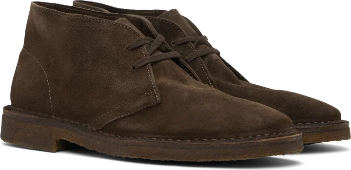 Drake's Brown Clifford Desert Boots - Image 4