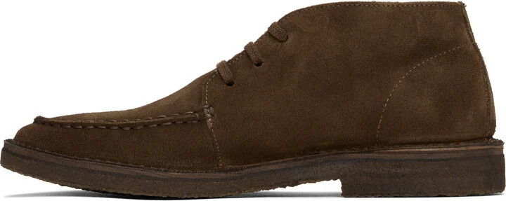 Drake's Brown Crosby Moc-Toe Chukka Boots - Image 3