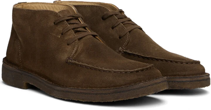 Drake's Brown Crosby Moc-Toe Chukka Boots - Image 4