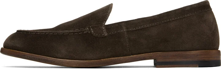Drake's Brown Suede Henri Summer Loafers - Image 3