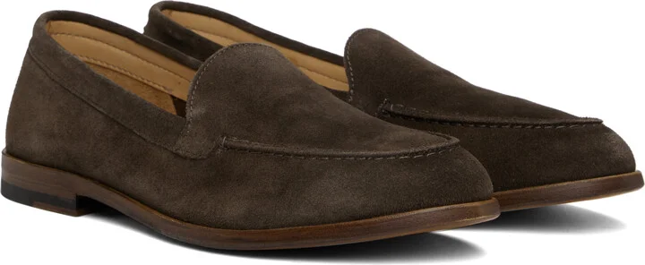 Drake's Brown Suede Henri Summer Loafers - Image 4