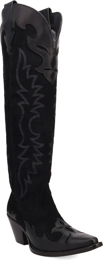 Drama Queen Over the Knee Western Boot