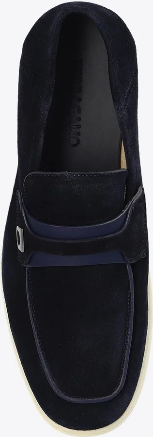 Drame Gancini Suede Loafers - Image 3