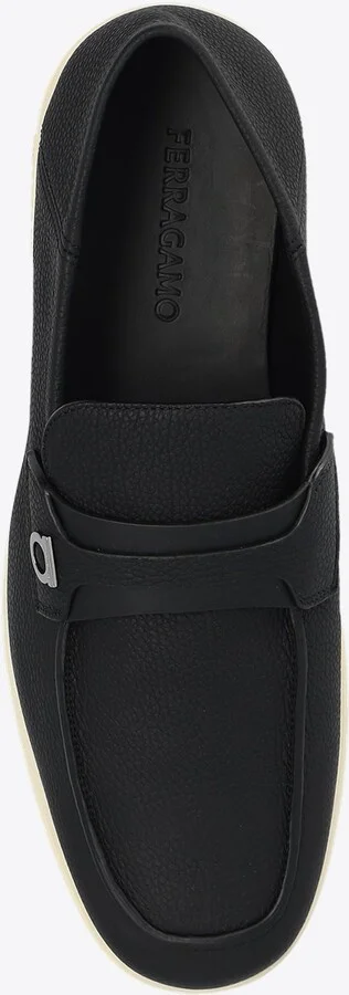 Drame Loafers in Textured Leather - Image 3