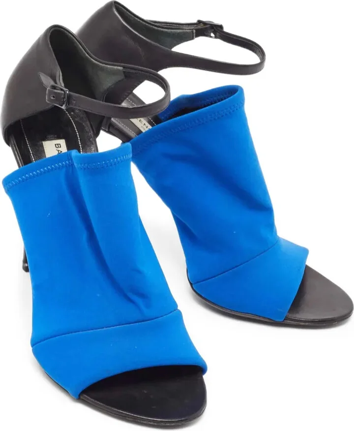 Draped Open-Toe Heels - Image 2