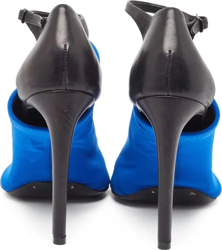 Draped Open-Toe Heels - Image 4