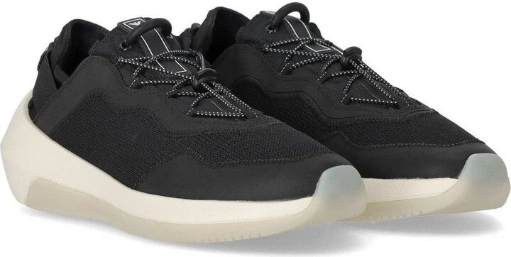 Drawstring Fastening Mesh Sneakers - Image 3