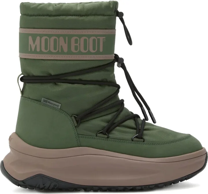 Drawstring-Fastening Rain Boots