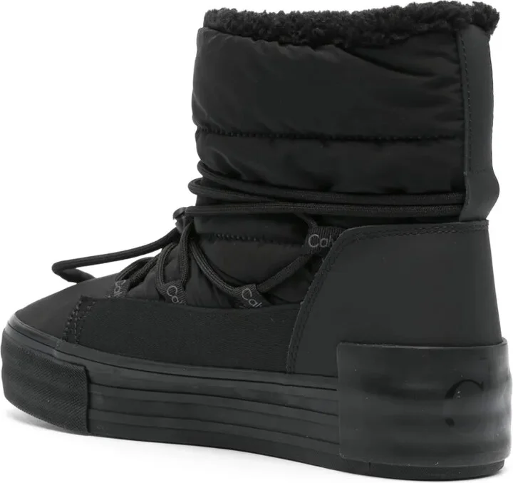 Drawstring Platform Ankle Boots - Image 3